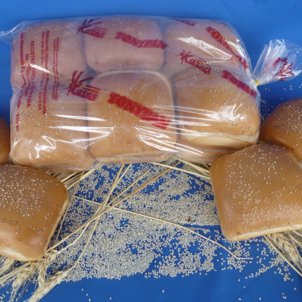 Pan Hamburguesa Cuadrada x 12 und