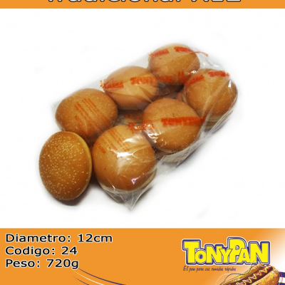 Pan Hamburguesa Tradicionalx12 und