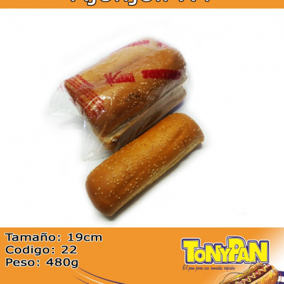 Pan Sandwich Ajonjoli x 4 und