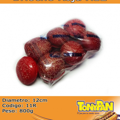 Pan Hamburguesa Brioche Roja x 12 und