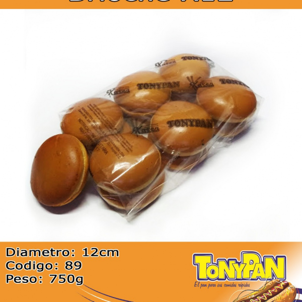 Pan Hamburguesa Brioche x 12 und