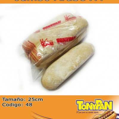 Pan Sandwich Arabe 25cm x 4 und